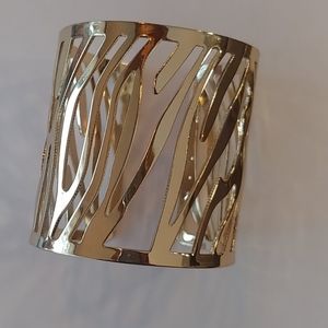 Gold Tone Cuff Bracelet
